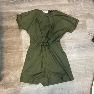 Camo green jumpsuit original price (30.00$) selling for (15.00$)